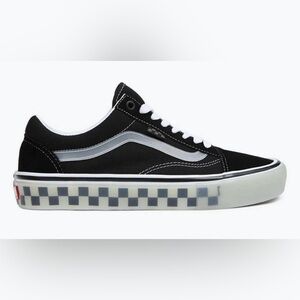 VANS Translucent Rubber Skate Old Skool Skateboard Sneaker 7.5